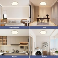 ONDTA LED Mennyezeti Lámpa Dimmelhető 45W, 2700-6500K Távirányítóval, IP54 6