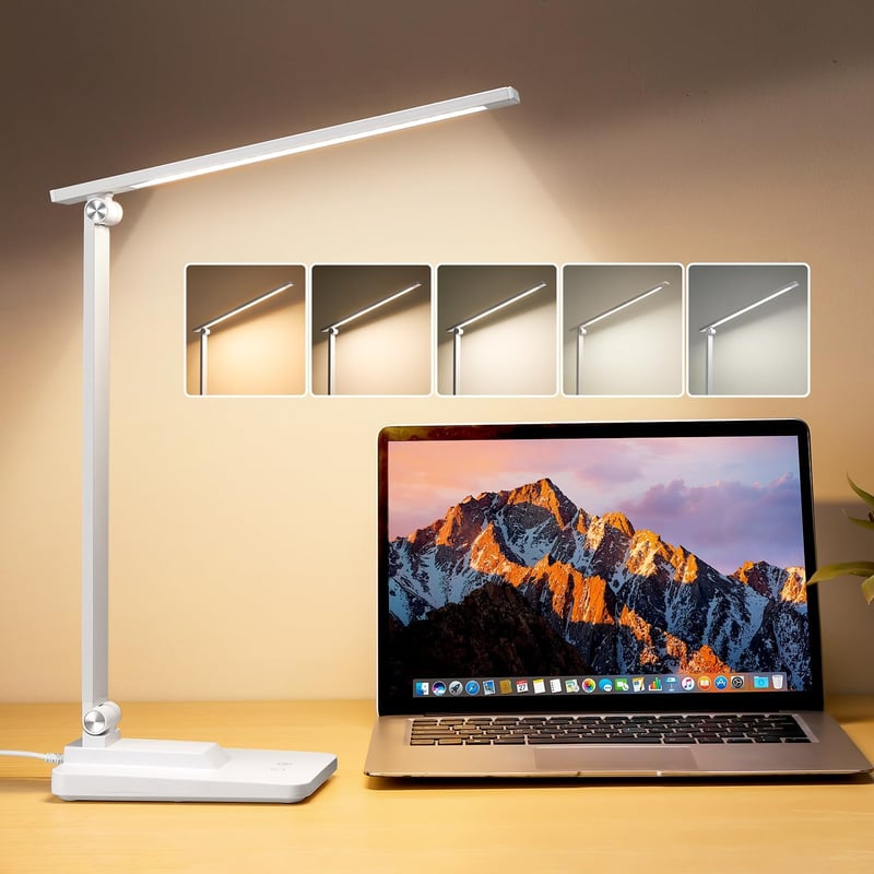 One Fire LED asztali lámpa gyerekeknek, 15 mód, dimmer, 1000 lm, nappali fény