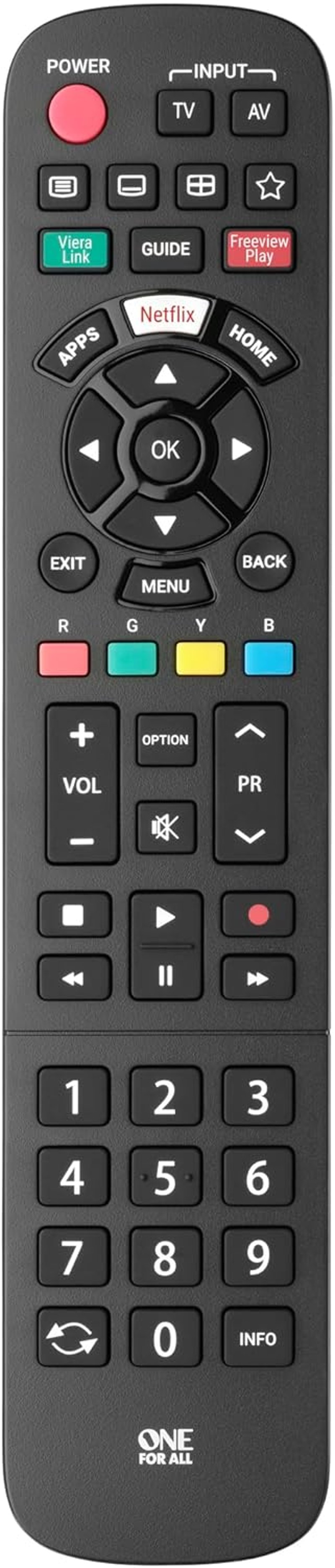 One for All Panasonic univerzális TV távirányító - URC4914