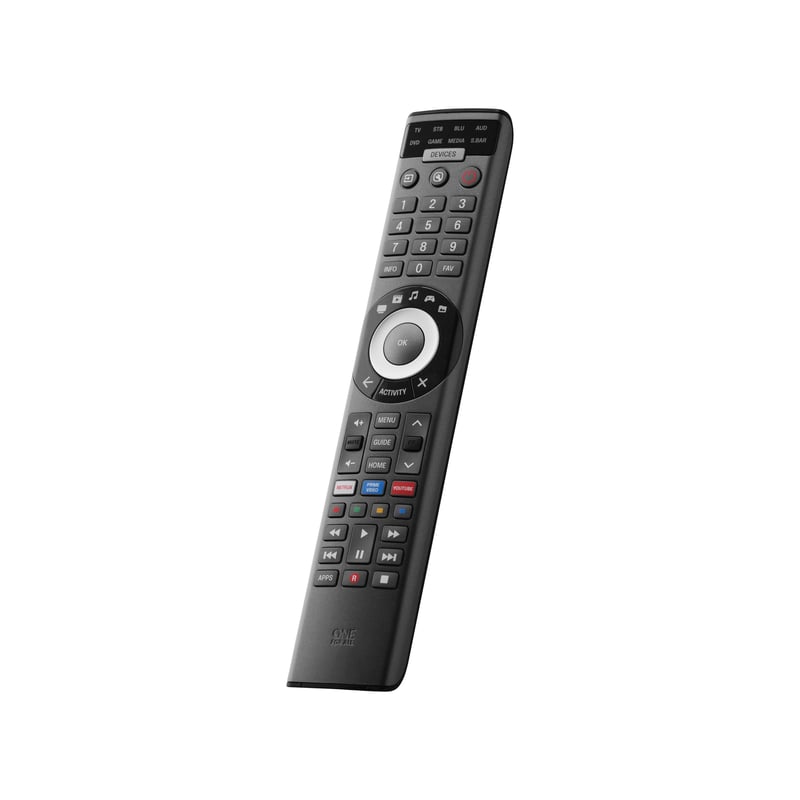 Univerzálny diaľkový ovládač One for All Smart Control Pro 8 URC7981 – pre TV, set-top box, Blu-ray, audio a streamovacie zariadenia