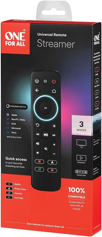 One For All Streamer URC7935 univerzális távirányító - fekete 7