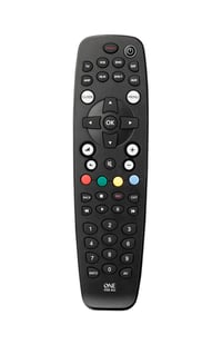 Univerzálny diaľkový ovládač One for All URC 2981 pre TV, DVD, Blu-ray, VCR a audio zariadenia, čierny, kompatibilný so všetkými značkami 2