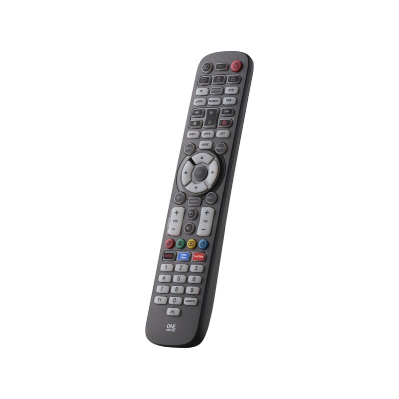 Telecomandă universală One for All URC 3661 Essential 6 – negru, pentru 6 dispozitive