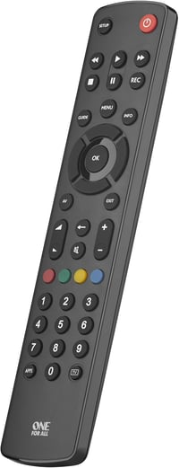 One for All URC1210 univerzális TV távirányító tanulófunkcióval, minden TV típushoz - Single, One for all 1