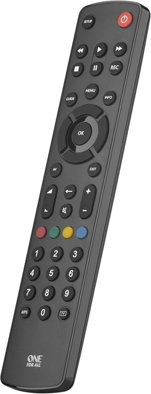 Univerzálny TV ovládač One for All Contour URC1210 - čierny