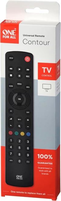 One for All URC1210 univerzális TV távirányító tanulófunkcióval, minden TV típushoz - Single, One for all 4