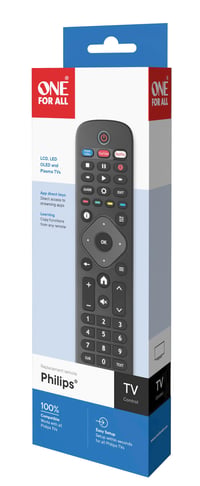 Náhradný diaľkový ovládač One for All URC4913 pre TV Philips 4