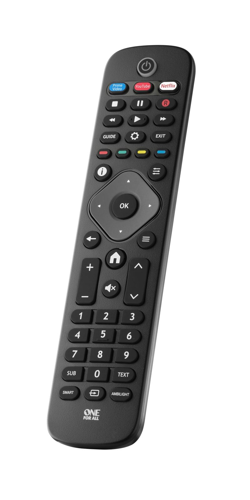 Náhradný diaľkový ovládač One for All URC4913 pre TV Philips