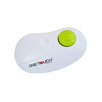 Elektrický otvárač na konzervy One Touch Ultra KC86 – bezdotykové použitie, na všetky konzervy, veľký, biela/zelená, nehrdzavejúca oceľ 2