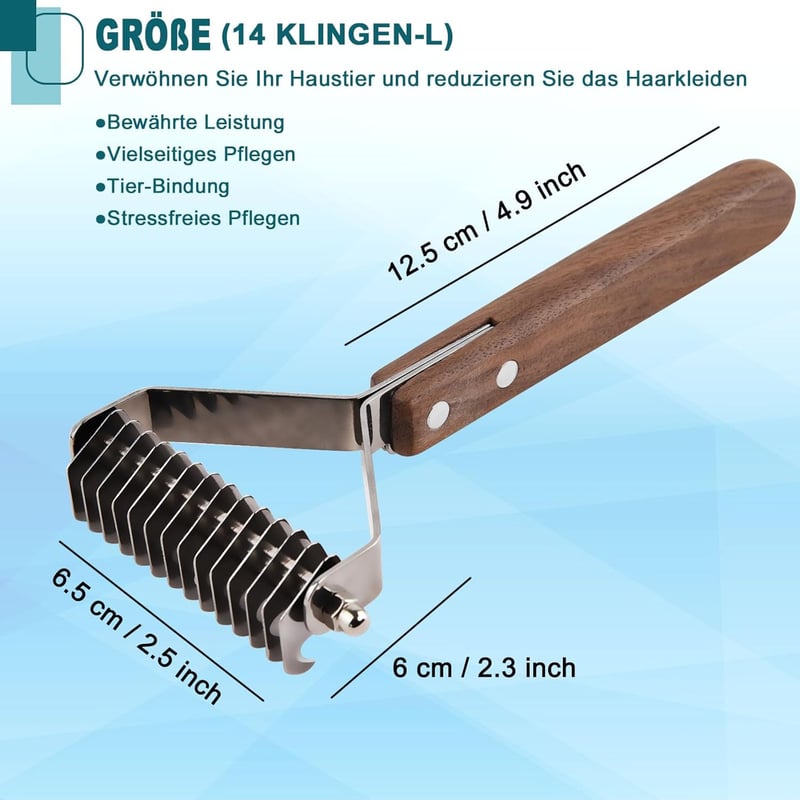 onebarleycorn Kutyanyírógép 14 Pengével Terrier Kutyákhoz