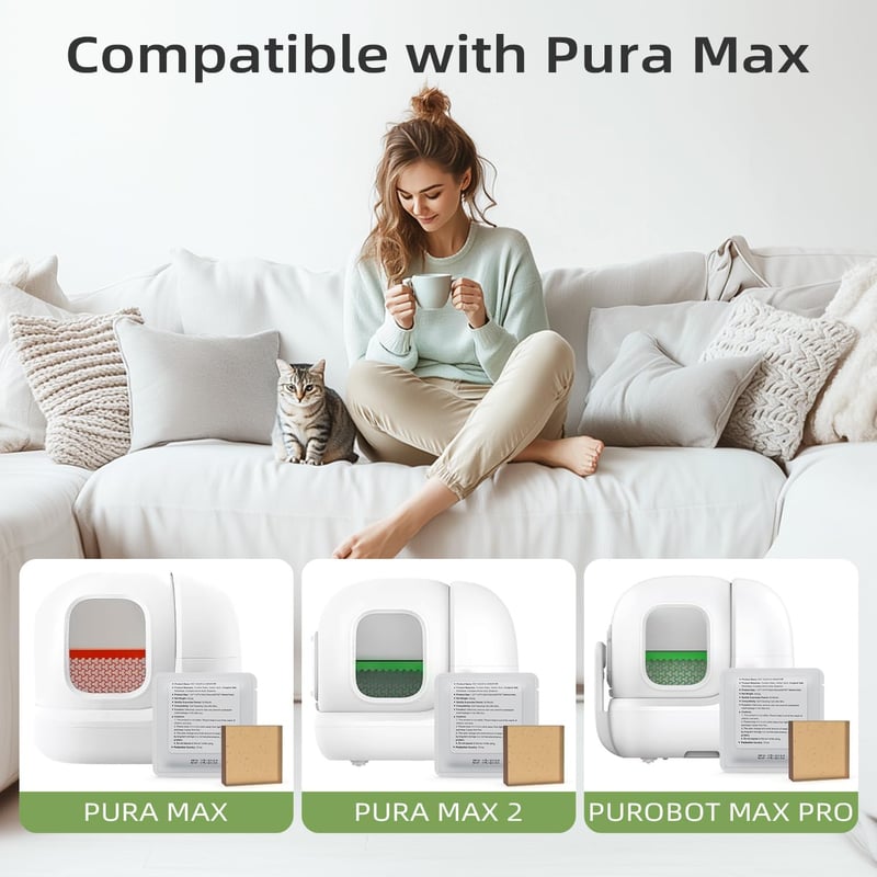 ONECUTE Pura Max önműködő macskavécé szagtalanító N50 - 6 db