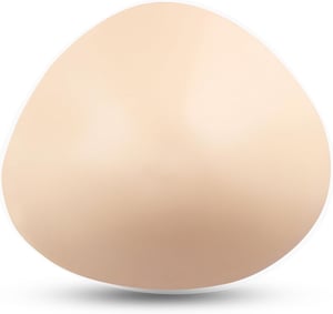 ONEFENG Szilikon Mellprotézis Háromszög Alakú Könnyű Melltartó Betét - C Cup, Beige