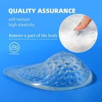 ONEFENG szimmetrikus mellprotézis szilikongél úszáshoz bikinihez - 310g(Cup C), Transparant-right 3