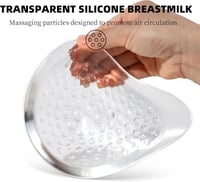 ONEFENG szimmetrikus mellprotézis szilikongél úszáshoz bikinihez - 310g(Cup C), Transparant-right 2