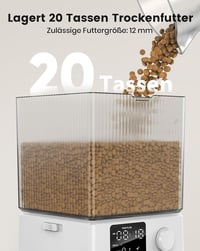 oneisall 5L Automata Macskaeledel Adagoló 2 Tálcával, Rozsdamentes Acél, Hangfelvétel 8