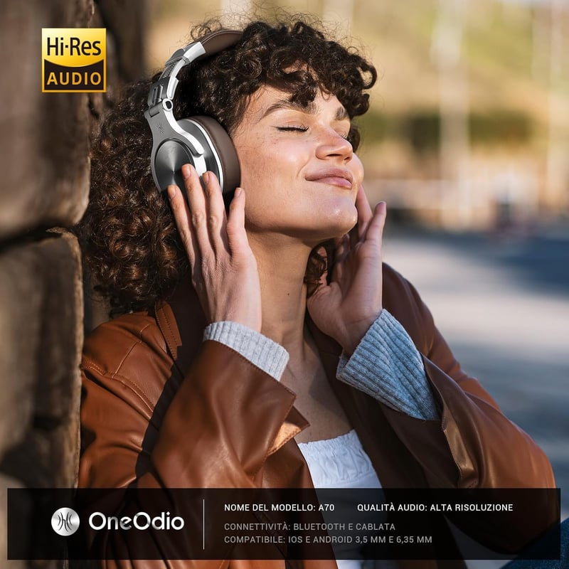 OneOdio Bluetooth fejhallgató DJ-khez, gitárhoz és billentyűshöz SharePort technológiával