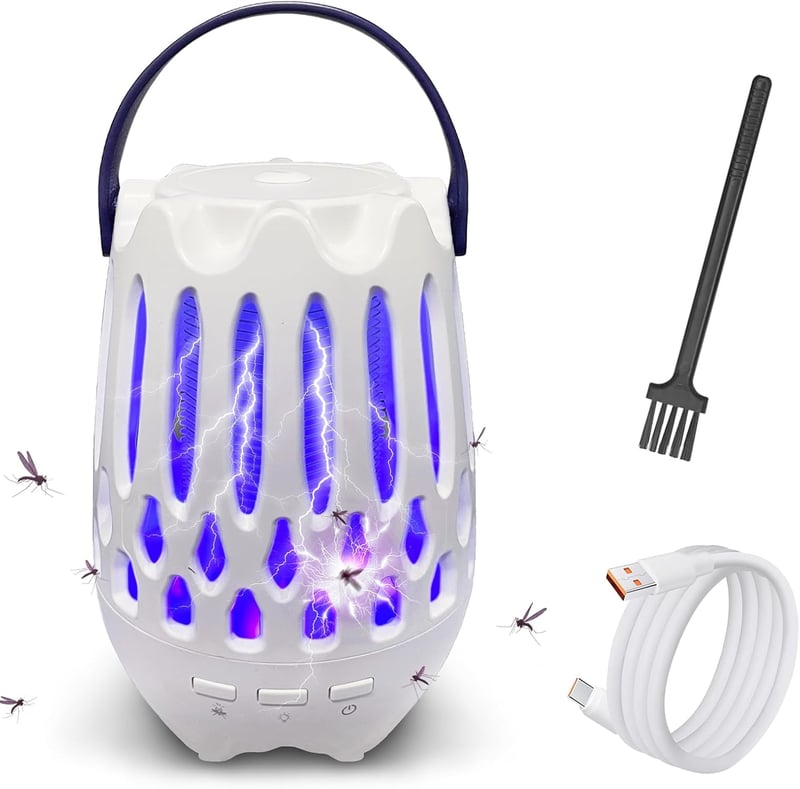 Oneshlee 1200V elektromos szúnyogcsapda UV lámpa 30m² fekete