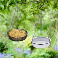 Oneshlee Függő Madárfürdő Fém Madáretető Téli Balkon Vízadagoló 5