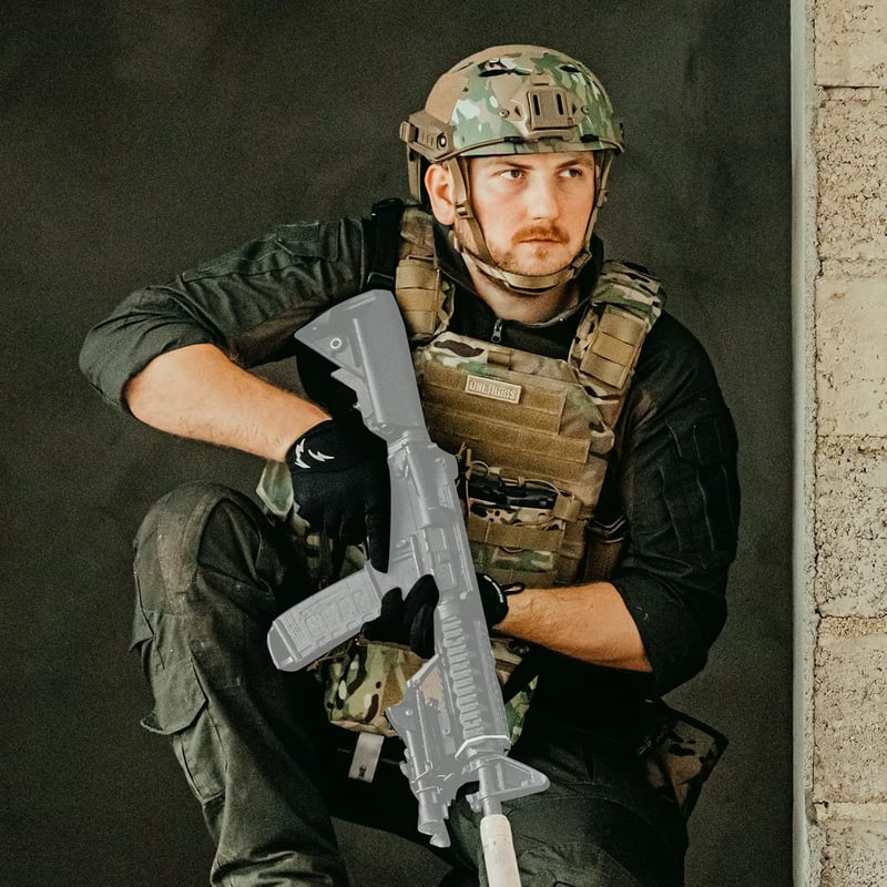 OneTigris Airsoft Sisak MICH 2000 Maszk és Védőszemüveg Paintball