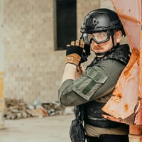 OneTigris Airsoft Sisak MICH 2000 Maszk és Védőszemüveg Paintball 7