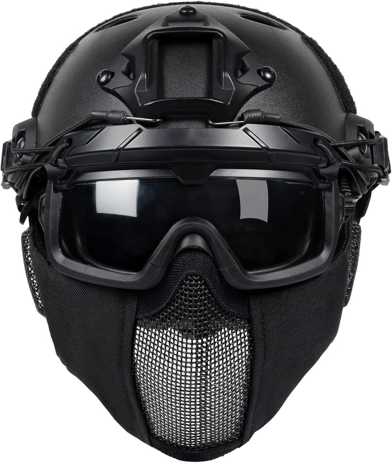 OneTigris Airsoft Sisak MICH 2000 Maszk és Védőszemüveg Paintball