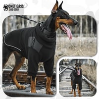 OneTigris Fleece Kutyapulóver Lábhurokkal és Hám Nyílással L-es Méret 20-30kg 9
