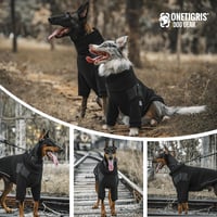 OneTigris Fleece Kutyapulóver Lábhurokkal és Hám Nyílással L-es Méret 20-30kg 8