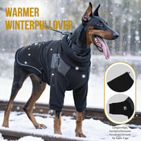 OneTigris Fleece Kutyapulóver Lábhurokkal és Hám Nyílással L-es Méret 20-30kg 3