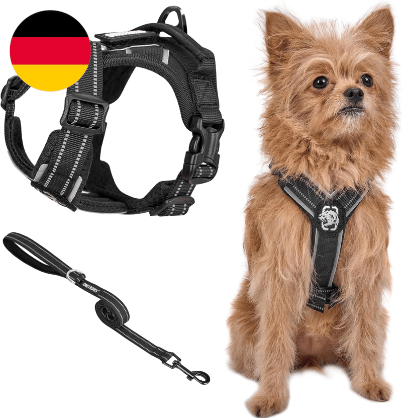 Onetigris Geschirr Set Für Kleine Hunde, ANTZ Tactical Geschirre Und Leine Mit L 313047545589 | eBay.de