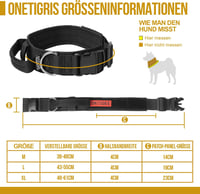 OneTigris Kutyanyakörv Fém Csattal XL Méret Fekete Színben 2