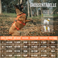 OneTigris T-Bone taktička orma za pse s 2 ručke, sigurnosna, podesiva orma za pse, za lov, planinarenje, trening - narančasta, veličina M 2