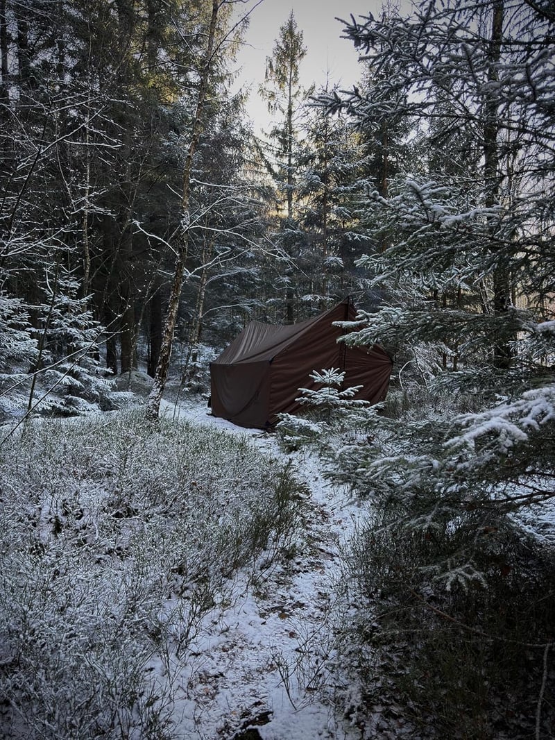 OneTigris TEGIMEN nagy méretű téli sátor kemping túrázáshoz vízálló, 380cm x 200cm x 190cm