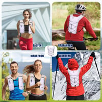Bežecká vesta ONETOALL s 2l rezervoárom na vodu, ľahký 6l bežecký batoh pre mužov a ženy, reflexná bežecká vesta na jogging, trailový beh, cyklistiku 10