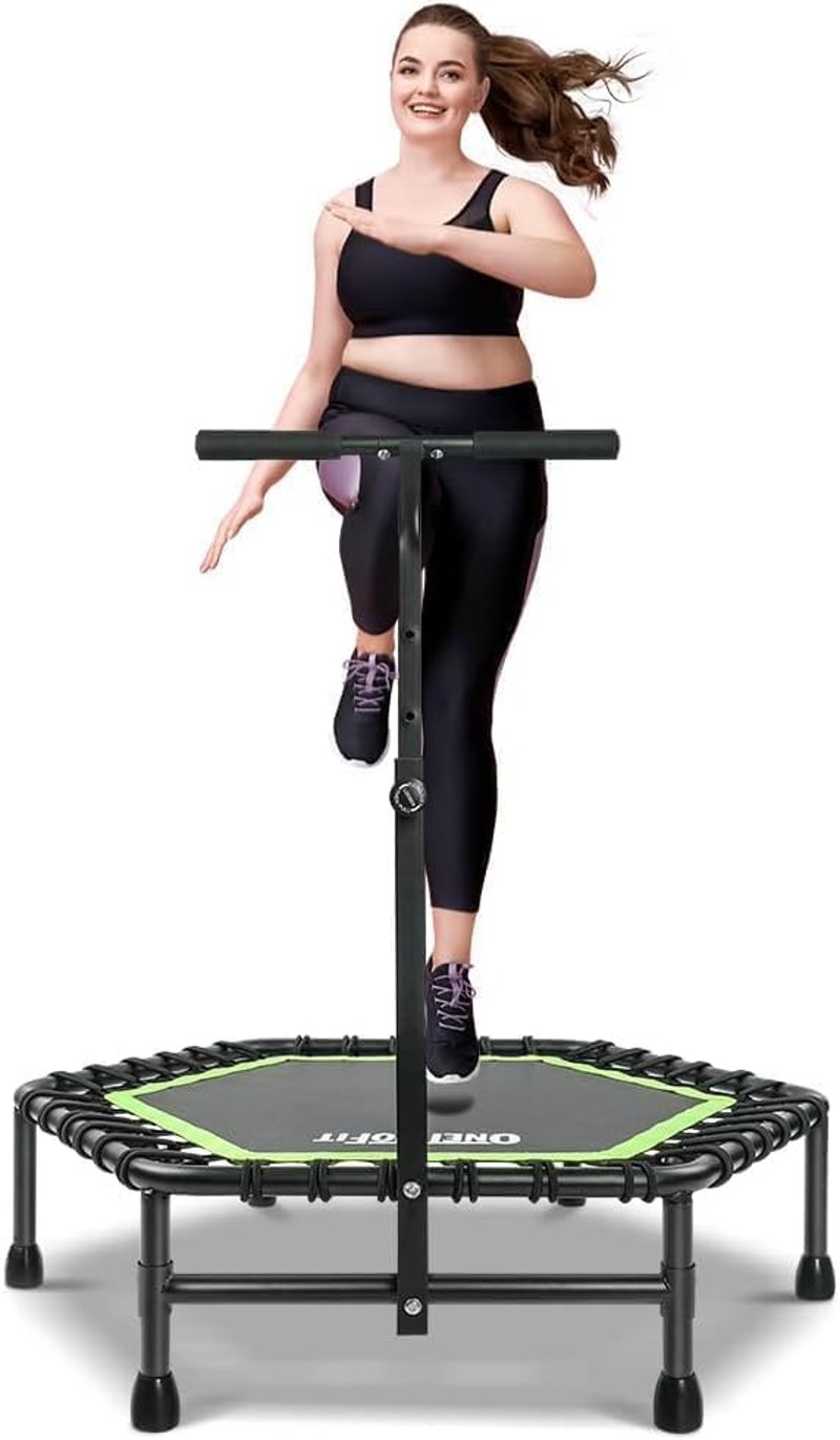 ONETWOFIT 114 cm Trambulin Bungee Rugózással Felnőtteknek Fitness Edzéshez