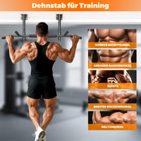 ONETWOFIT 3 az 1-ben Húzódzkodó Rúd Fali és Mennyezeti Rögzítéshez 200 kg Terhelhetőség 5