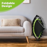 ONETWOFIT összecsukható fitness trampolin felnőtteknek, 101-114cm, csendes edzés 3