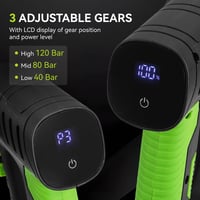 ONEVAN 120 Bar Akkumulátoros Nyomásmosó 2x4000mAh Akkuval és Töltővel 5