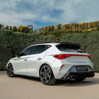 ONEWAY AUTO ACCESSORIES Zadný difúzor nárazníka kompatibilný s Cupra Leon Mk1 od roku 2020, lesklý čierny spojler doplnok 3