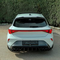 ONEWAY AUTO ACCESSORIES Zadný difúzor nárazníka kompatibilný s Cupra Leon Mk1 od roku 2020, lesklý čierny spojler doplnok 2