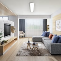 Oninio LED stropné svietidlo 120 cm stmievateľné s diaľkovým ovládačom, ultra tenké moderné biele stropné osvetlenie do spálne, obývačky a chodby 8