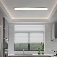 Oninio LED stropné svietidlo 120 cm stmievateľné s diaľkovým ovládačom, ultra tenké moderné biele stropné osvetlenie do spálne, obývačky a chodby 2