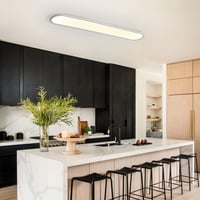 Oninio LED stropné svietidlo 120 cm stmievateľné s diaľkovým ovládačom, ultra tenké moderné biele stropné osvetlenie do spálne, obývačky a chodby 6