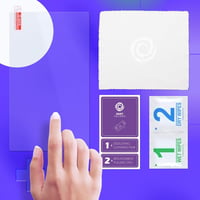 Folie de protecție din sticlă securizată Oniverse pentru Nintendo Switch 2 - 9H, cu filtru de lumină albastră, ultra-subțire, rezistentă la amprente și transpirație, cu set de curățare inclus 2