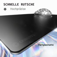 Mousepad Gaming Oniverse din Sticlă Securizată Mată 35x25 cm - Suprafață Micro-texturată, Alunecare Rapidă, Precizie Ridicată, Bază Antiderapantă, Durabil și Ușor de Curățat 2
