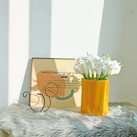 ONLY ART Floare artificială Calla albă, 20 buc. – 34 cm, floare din spumă PU cu tijă flexibilă pentru decorațiuni de nuntă, casă și Ziua Îndrăgostiților 6