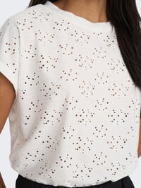 Dámsky top ONLY ONLSMILLA | Top - XS, Cloud Dancer 7
