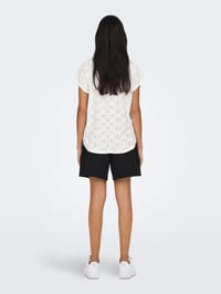 Dámsky top ONLY ONLSMILLA | Top - XS, Cloud Dancer 5