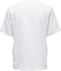 ONLY Női T-Shirt Klasszikus Pamut Póló Nőknek - XS, White 4