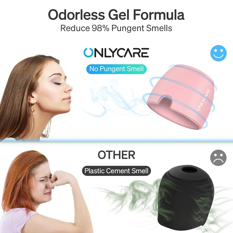ONLYCARE Migrénes Fejfájás Enyhítő Hűtőkupak Gélpárnával Rózsaszín - Pink