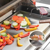 onlyfire 4 részes grillezés szett - fogó, spatula, húsvilla, kefe hosszú nyéllel 6